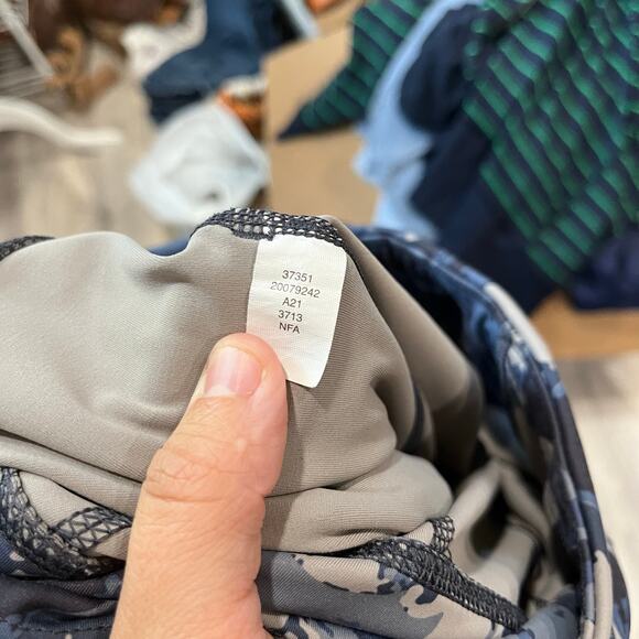 Duluth Trading Company NoGa Sculpting Leggings Women's Blue Camo Size Small - Picture 6 of 9